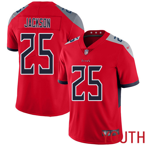 Tennessee Titans Limited Red Youth Adoree  Jackson Jersey NFL Football #25 Inverted Legend->youth nfl jersey->Youth Jersey